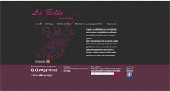 Desktop Screenshot of labelleeventos.com.br